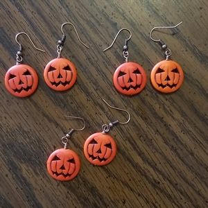 Pumpkin earrings